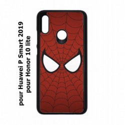 Coque noire pour Huawei P Smart 2019 les yeux de Spiderman - Spiderman Eyes - toile Spiderman