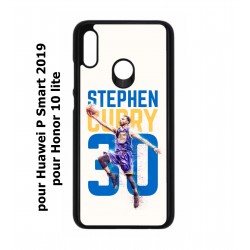 Coque noire pour Honor 10 Lite Stephen Curry Basket NBA Golden State