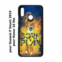 Coque noire pour Honor 10 Lite Stephen Curry NBA Golden State Born to Play