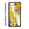 Coque noire pour IPHONE 7 PLUS/8 PLUS Stephen Curry Golden State Warriors Shoot Basket