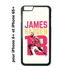 Coque noire pour IPHONE 6 PLUS/6S PLUS star Basket James Harden 13 Rockets de Houston