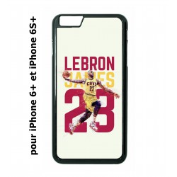 Coque noire pour IPHONE 6 PLUS/6S PLUS star Basket Lebron James Cavaliers de Cleveland 23