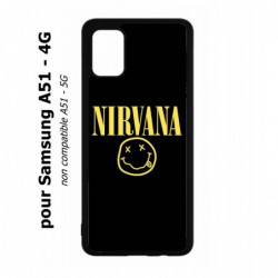 Coque noire pour Samsung Galaxy A51 - 4G Nirvana Musique