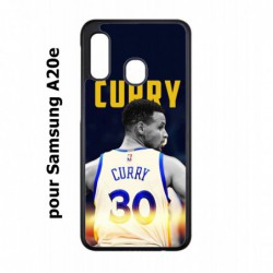 Coque noire pour Samsung Galaxy A20e Stephen Curry Golden State Warriors Basket 30