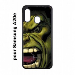 Coque noire pour Samsung Galaxy A20e Monstre Vert Hulk Hurlant