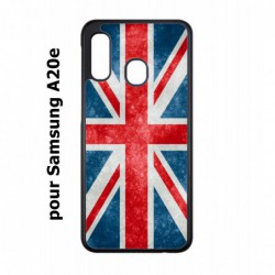Coque noire pour Samsung Galaxy A20e Drapeau Royaume uni - United Kingdom Flag