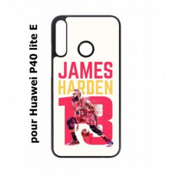Coque noire pour Huawei P40 Lite E star Basket James Harden 13 Rockets de Houston