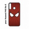 Coque noire pour Huawei P40 Lite E les yeux de Spiderman - Spiderman Eyes - toile Spiderman