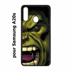 Coque noire pour Samsung Galaxy A20s Monstre Vert Hulk Hurlant