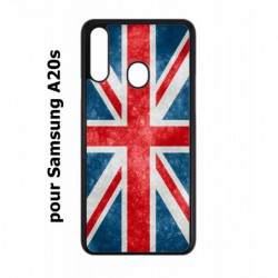 Coque noire pour Samsung Galaxy A20s Drapeau Royaume uni - United Kingdom Flag