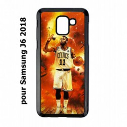 Coque noire pour Samsung Galaxy J6 2018 star Basket Kyrie Irving 11 Nets de Brooklyn