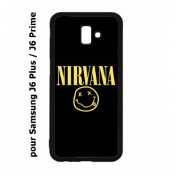 Coque noire pour Samsung Galaxy J6 Plus / J6 Prime Nirvana Musique