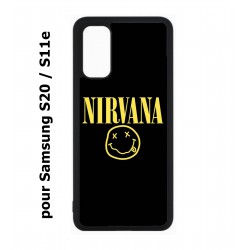 Coque noire pour Samsung Galaxy S20 / S11E Nirvana Musique