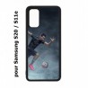 Coque noire pour Samsung Galaxy S20 / S11E Cristiano Ronaldo club foot Turin Football course ballon