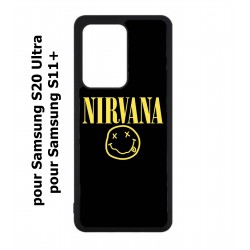 Coque noire pour Samsung Galaxy S20 Ultra / S11+ Nirvana Musique