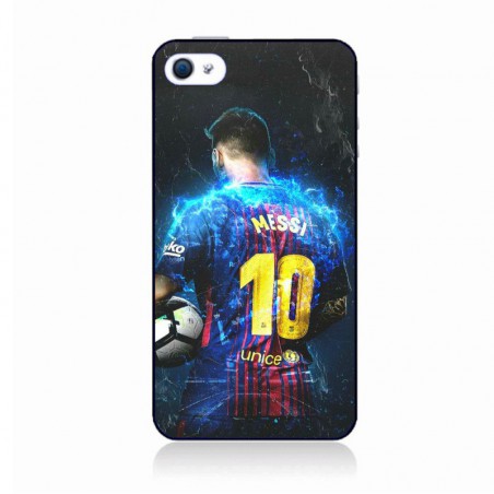 Coque noire pour IPHONE 5C Lionel Messi FC Barcelone Foot