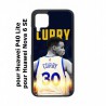 Coque noire pour Huawei P40 Lite / Nova 6 SE Stephen Curry Golden State Warriors Basket 30