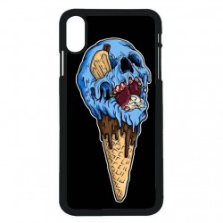 Coque noire pour Iphone 11 PRO Ice Skull - Crâne Glace - Cône Crâne - skull art