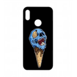 Coque noire pour Huawei P20 Lite Ice Skull - Crâne Glace - Cône Crâne - skull art
