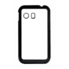 Coque pour Samsung Galaxy Y S5360 Peace and Love LGBT - couleur arc en ciel - contour noir (Samsung Galaxy Y S5360)