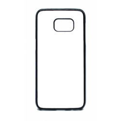 Coque pour Samsung S7 Edge Peace and Love LGBT - couleur arc en ciel - contour noir (Samsung S7 Edge)