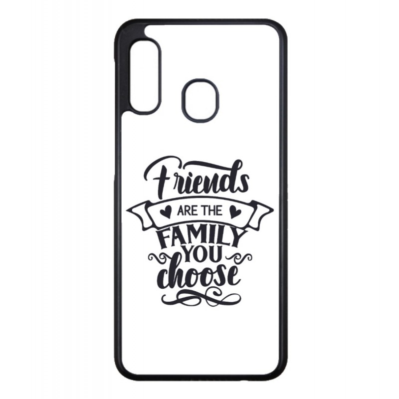 Coque noire pour Samsung S10 E Friends are the family you choose - citation amis famille