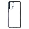 Coque pour Huawei P30 Pro motif géométrique pattern noir et blanc - ronds noirs - contour noir (Huawei P30 Pro)