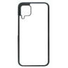 Coque pour Huawei P40 Lite / Nova 6 SE motif géométrique pattern noir et blanc - ronds noirs - contour noir