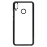 Coque pour Huawei Y9 2019 motif géométrique pattern noir et blanc - ronds noirs - contour noir (Huawei Y9 2019)