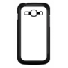 Coque pour Samsung Ace 3 i7272 motif géométrique pattern noir et blanc - ronds noirs - contour noir (Samsung Ace 3 i7272)
