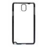 Coque pour Samsung Note 3 motif géométrique pattern noir et blanc - ronds noirs - contour noir (Samsung Note 3)