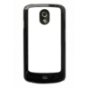 Coque pour Samsung Nexus i9250 motif géométrique pattern noir et blanc - ronds noirs - contour noir (Samsung Nexus i9250)