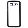 Coque pour Samsung GRAND 2 G7106 motif géométrique pattern noir et blanc - ronds blancs - contour noir (Samsung GRAND 2 G7106)