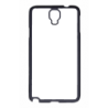 Coque pour Samsung Note 3 Neo N7505 motif géométrique pattern noir et blanc - ronds blancs - contour noir