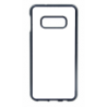 Coque pour Samsung S10 E motif géométrique pattern noir et blanc - ronds et carrés - contour noir (Samsung S10 E)