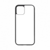 Coque pour Iphone 11 PRO motif géométrique pattern noir et blanc - ronds noirs sur fond blanc - contour noir (Iphone 11 PRO)