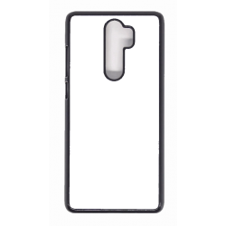 Coque pour Xiaomi Redmi Note 8 PRO motif géométrique pattern noir et blanc - ronds noirs sur fond blanc - contour noir