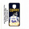 Coque noire pour Xiaomi Redmi Note 9 Pro Stephen Curry Golden State Warriors Basket 30
