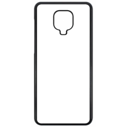 Coque pour Xiaomi Redmi Note 9S Peace and Love LGBT - couleur arc en ciel - contour noir (Xiaomi Redmi Note 9S)
