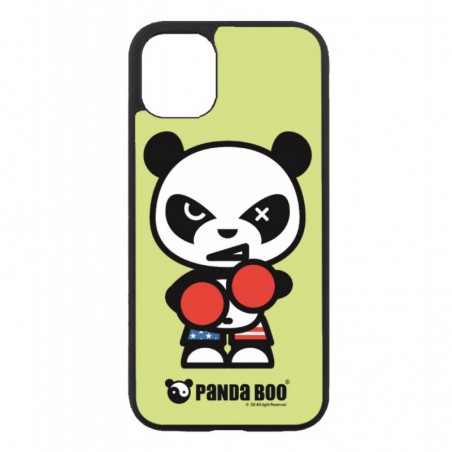 Coque noire pour Samsung Tab 2 P3100 PANDA BOO® Boxeur - coque humour