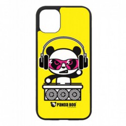 Coque noire pour Samsung Tab 3 10p P5220 PANDA BOO® DJ music - coque humour