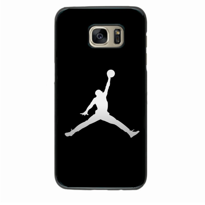 Coque noire pour Samsung S3 mini Michael Jordan Fond Noir Chicago Bulls