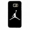Coque noire pour Samsung S5 mini Michael Jordan Fond Noir Chicago Bulls