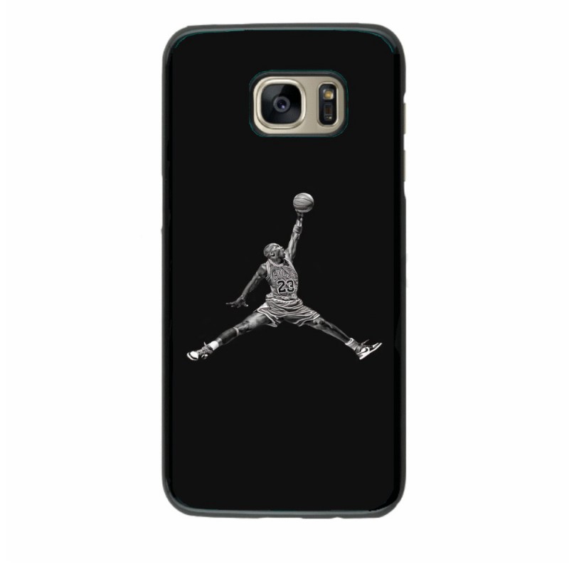 Coque noire pour Samsung S3 mini Michael Jordan 23 shoot Chicago Bulls Basket