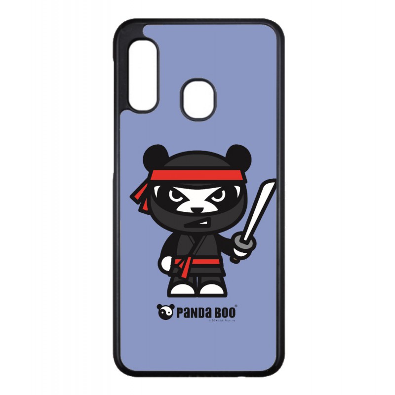 Coque noire pour Samsung Note 3 Neo N7505 PANDA BOO® Ninja Boo noir - coque humour