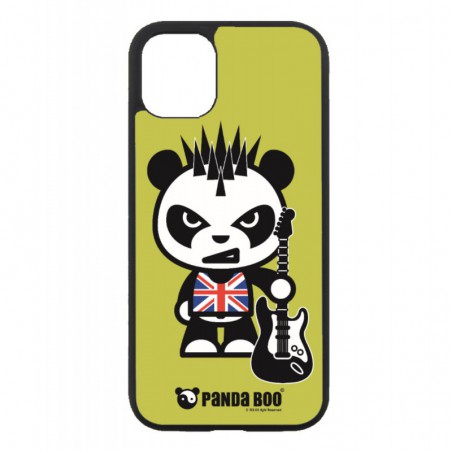 Coque noire pour Samsung Tab 3 10p P5220 PANDA BOO® Punk Musique Guitare - coque humour