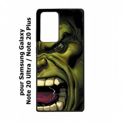 Coque noire pour Samsung Galaxy Note 20 Ultra Monstre Vert Hulk Hurlant