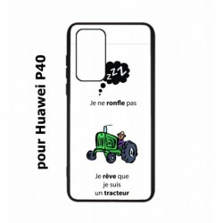 Coque noire pour Huawei P40 humour