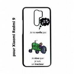 Coque noire pour Xiaomi Redmi 9 humour