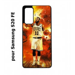 Coque noire pour Samsung S20 FE star Basket Kyrie Irving 11 Nets de Brooklyn